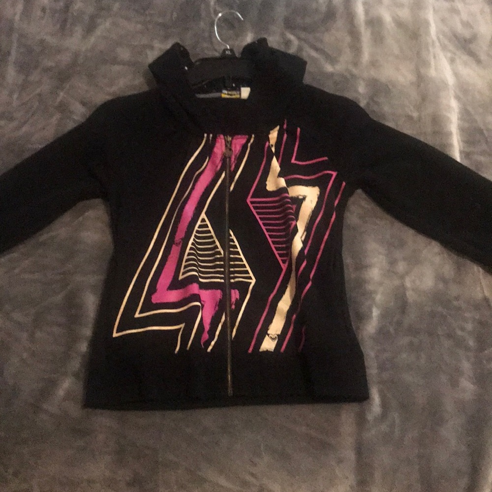 Purple white and black girls jacket !
